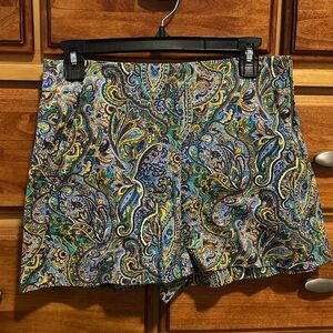 Zara medium paisley print dress shorts